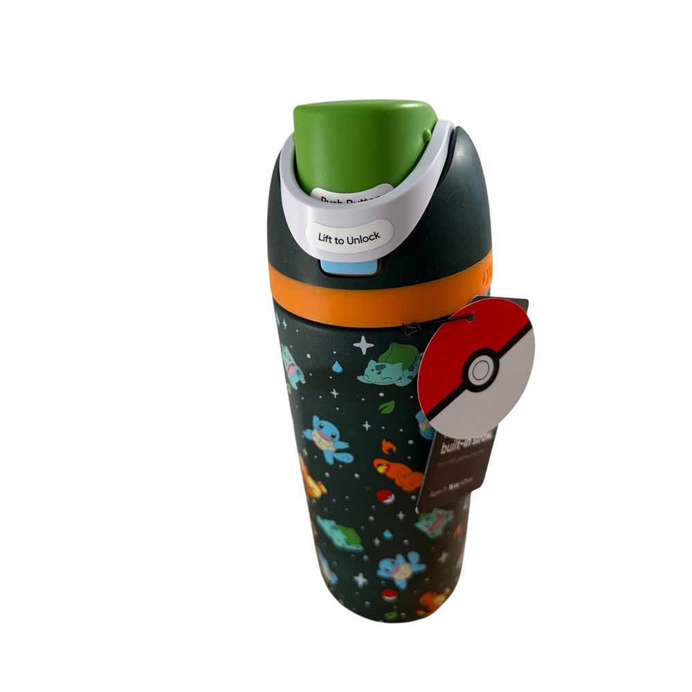 Owala Pokemon Kids FreeSip 16oz Kanto First Partners